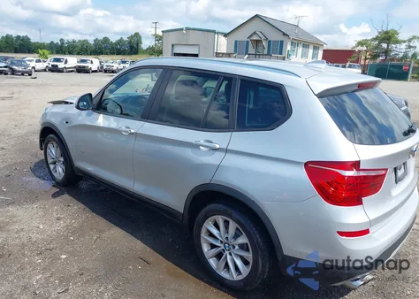 2017 BMW X3 xDrive28I z USA, uszkodzony, nr VIN 5UXWX9C54H0T07408